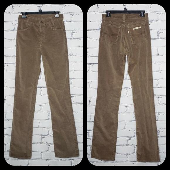 Vintage 1970s Velour 547 White Tab Levi's, size 30x35 (28x35) - Picture 1 of 13